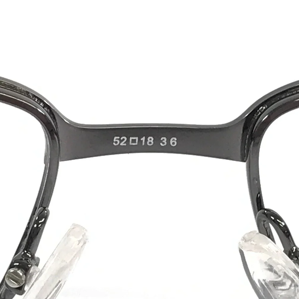 Banana Republic Eyeglasses Frames BR100 TI7 Ruthenium Matte Black Gray 52-18-140